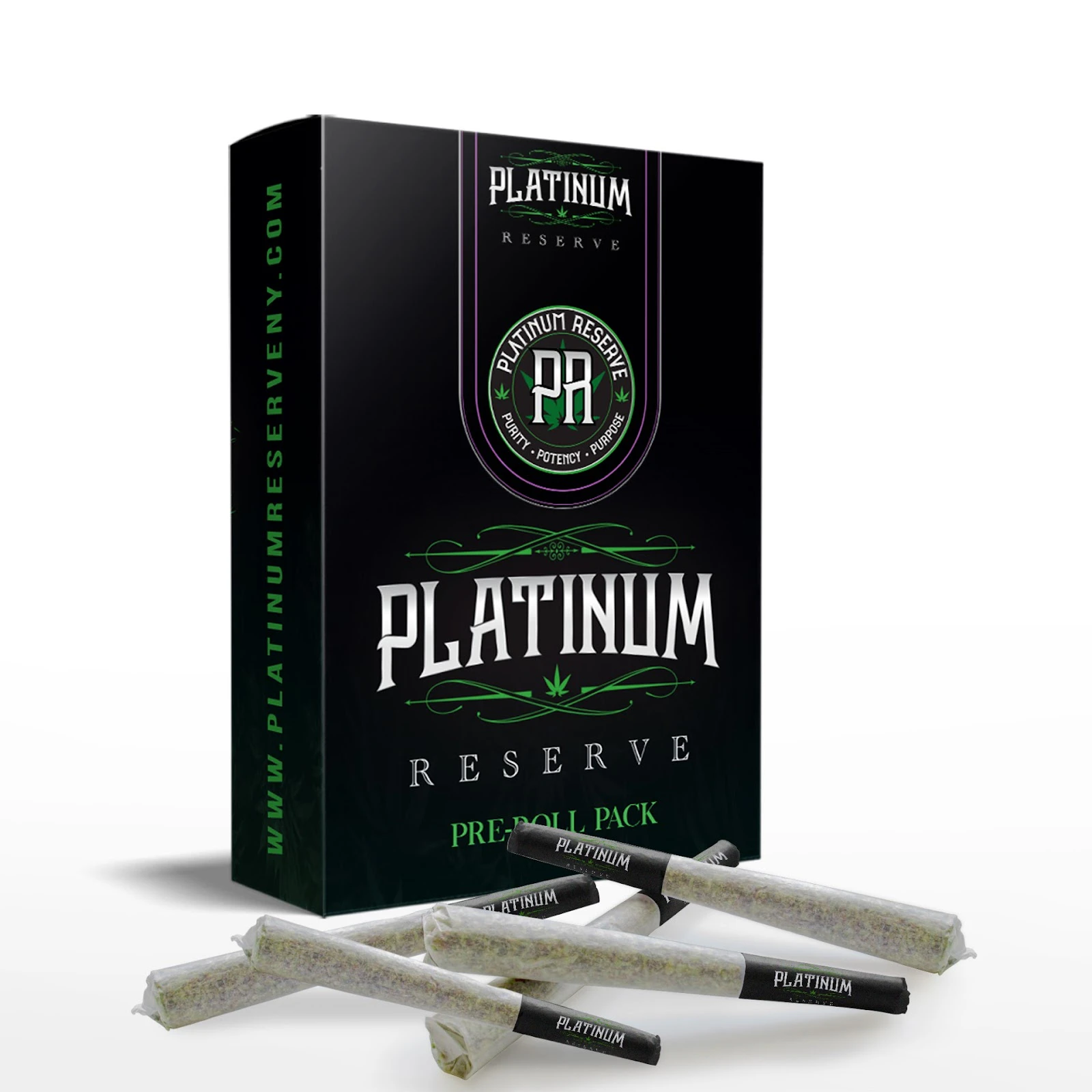 Platinum Reserve - Platinum Reserve- Jack Herer- 5 pack prerolls  Main Image