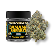 CLAYBOURNE |  BANANA SHERBET | FLOWER | 3.5G