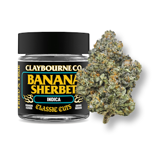 CLAYBOURNE CO. - CLAYBOURNE |  BANANA SHERBET | FLOWER | 3.5G