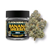 [CLAYBOURNE CO.] FLOWER - 3.5G - BANANA SHERBET (I)