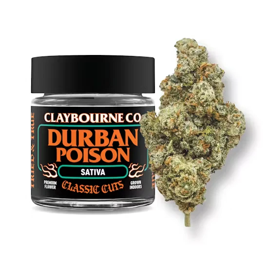 Claybourne Co. - [Claybourne Co.] Flower - 3.5G - Durban Poison (S) Main Image