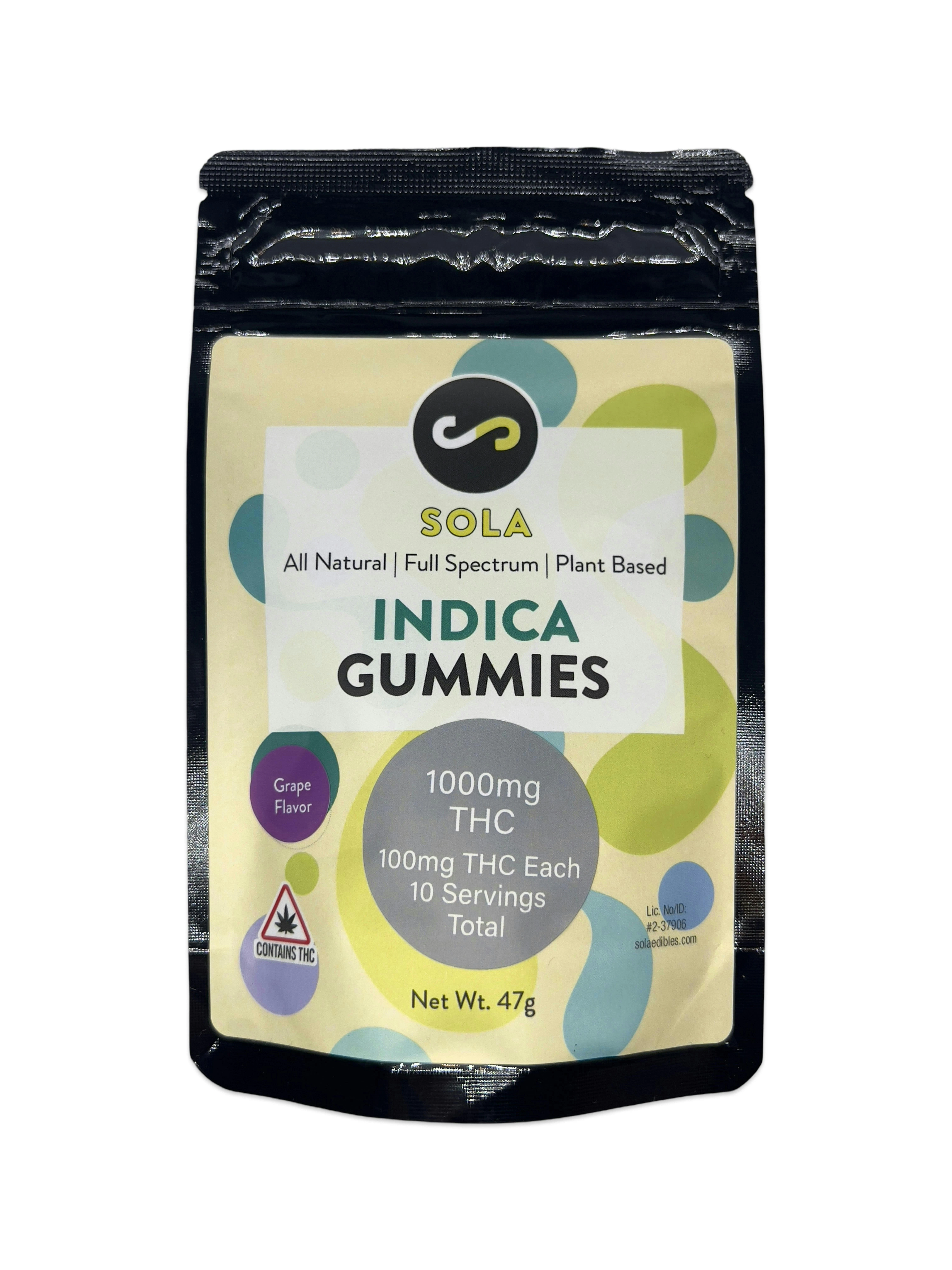 NO BRAND - 1000mg Full Spectrum Indica Gummies Main Image