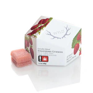 WYLD - Wyld Gummies Strawberry 20:1 CBD:THC