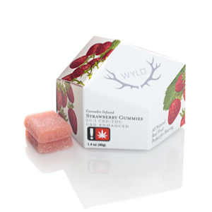 Wyld - Wyld Gummies Strawberry 20:1 CBD:THC