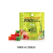 Punch - Fruit Snacks - Apple, Peach, Watermelon - (Sour) - 100mg