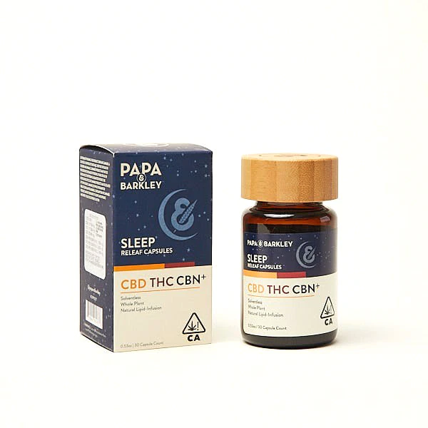 Papa & Barkley - Papa & Barkley 2:4:1 CBD/THC/CBN Sleep Releaf Capsules 30ct Main Image