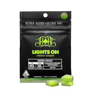 HEAVY HITTERS - Heavy Hitters | Green Crack | Gummies | [150mg] 2:1 THC:THCv 5pk | Sativa