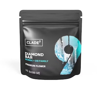 CLADE9 - Flower | Buds | Clade9 | Diamond Bar | 1g