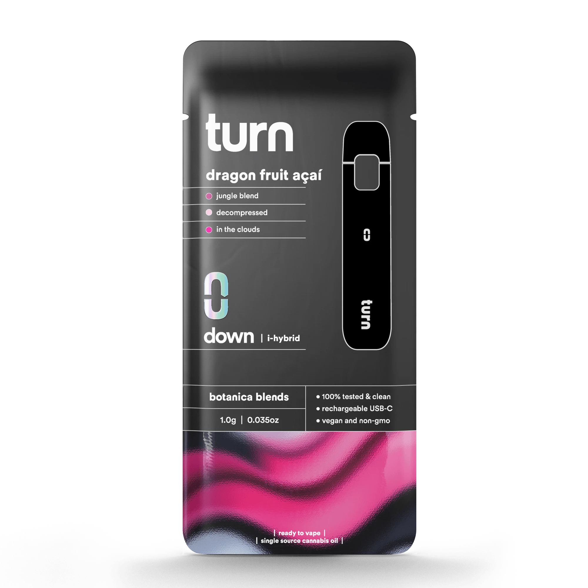 TURN- BOTANICA BLENDS - DRAGONFRUIT VAPE POD - TURN - 1g Main Image