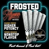 [Claybourne Co.] Frosted Flyers 2 Pack Prerolls - 1g - Durban Poison (S)
