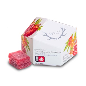 Wyld | Pomegranate CBD 1:1 Gummies | 100mg