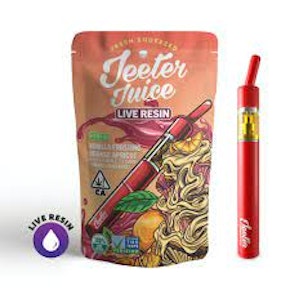 Jeeter Juice Straw - Vanilla Frosting Orange Apricot Live Resin Disposable - .5g