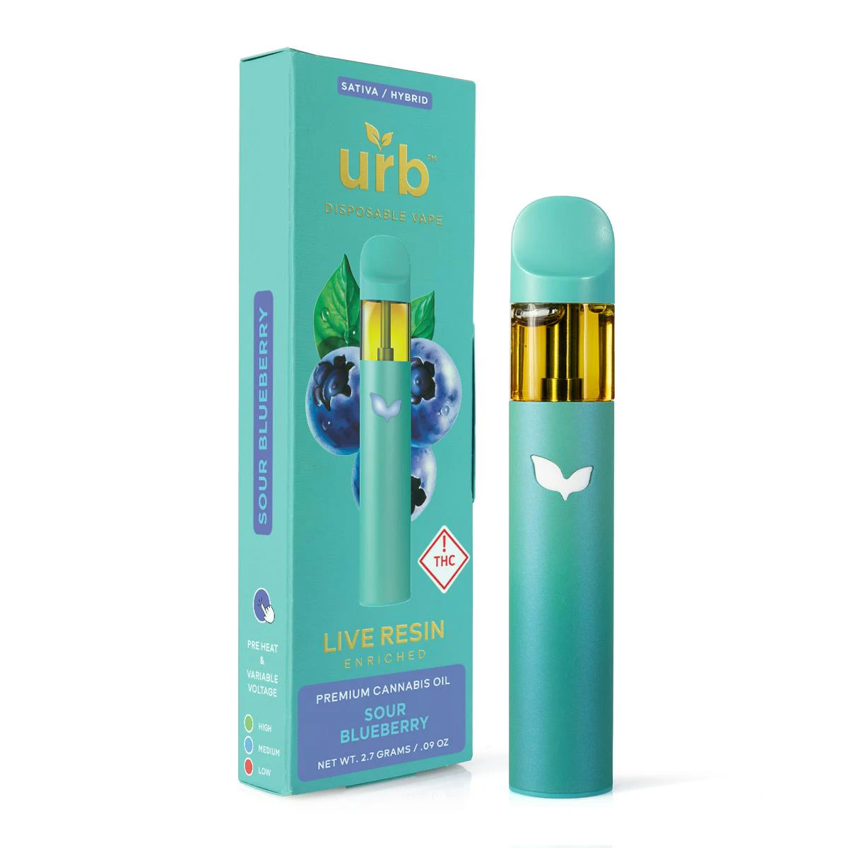 Urb NM - Urb - 2.7g AIO - Sour Blueberry Main Image