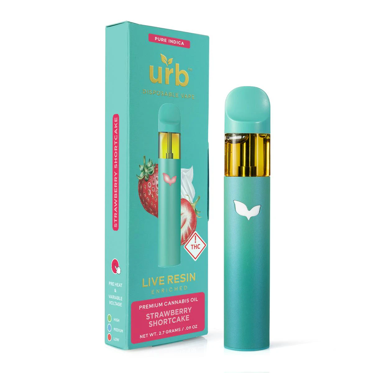 Urb NM - Urb - 2.7g AIO - Strawberry Shortcake Main Image
