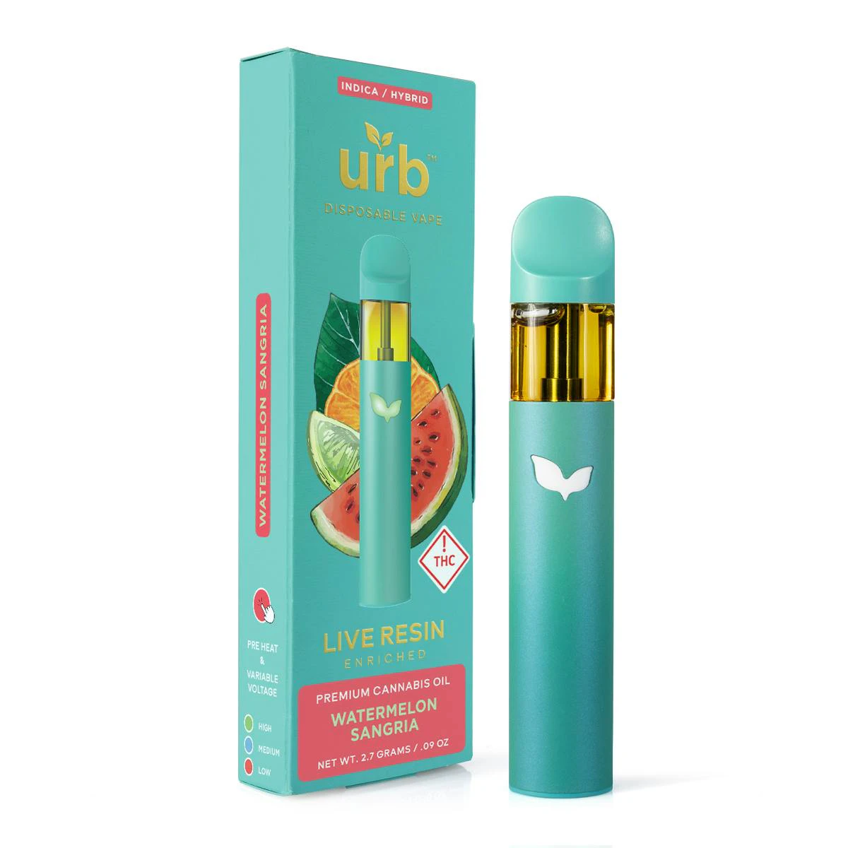 Urb NM - Urb - 1g AIO Live Resin - Rainbow Beltz Main Image
