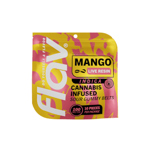 FLAV - Mango Belt - 100mg Live Resin Gummies