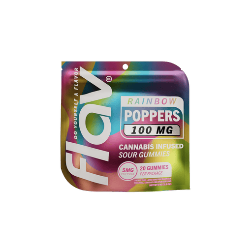 Rainbow Poppers - 100MG Gummies