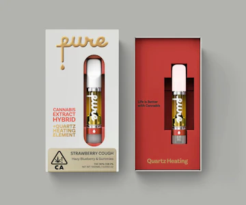 Pure Vape - Pure Strawberry Cough 1g Vape