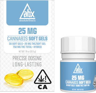 ABX - ABX - 25mg 30pk - Soft Gels