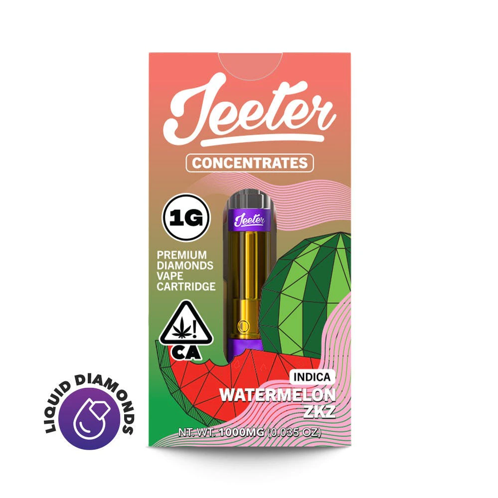 Jeeter - Jeeter Juice - 1g Liquid Diamonds Cart - Watermelon ZKZ Main Image