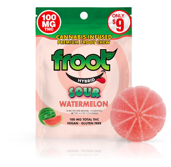 Froot - Froot Single Gummy Sour Watermelon 100mg Main Image