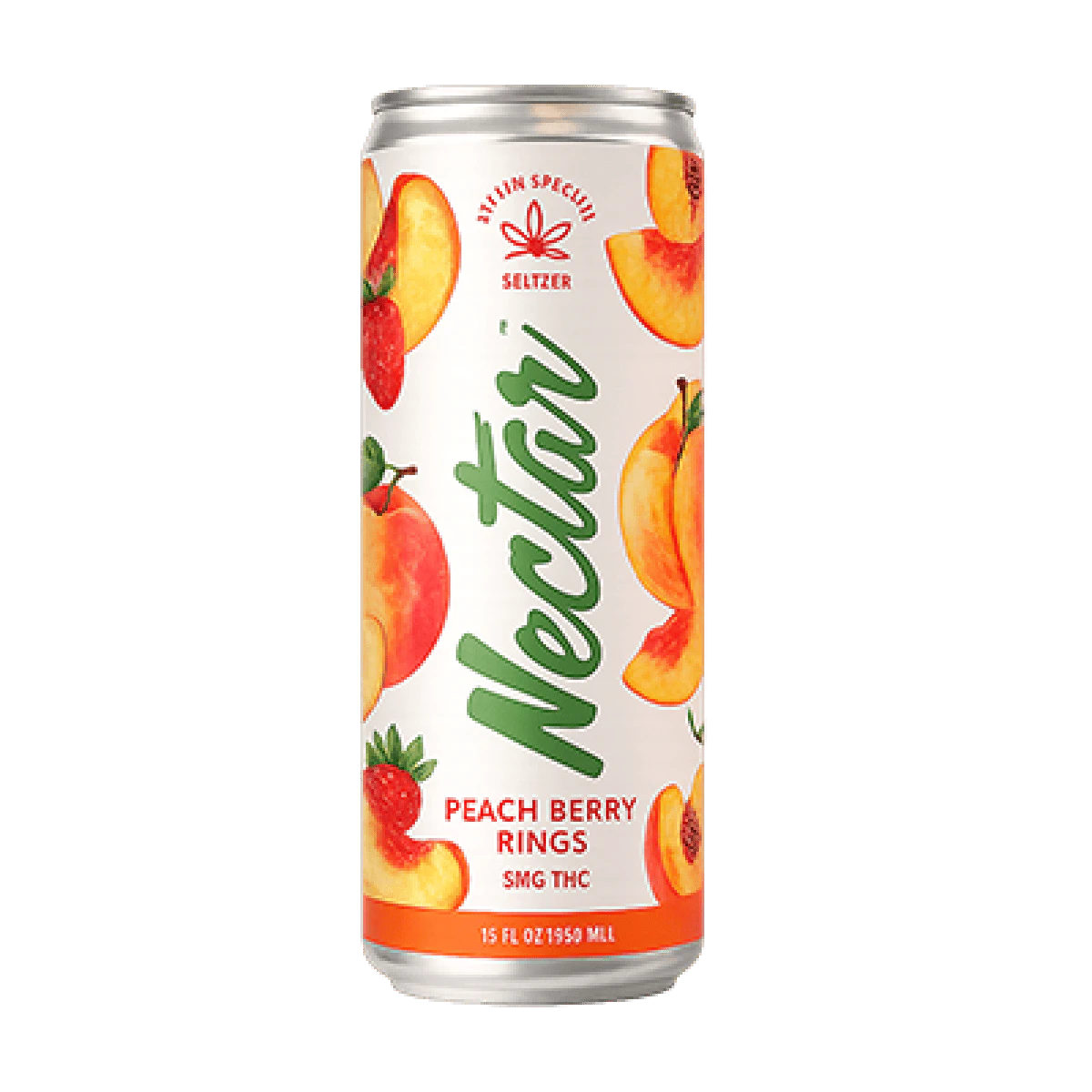 Nectar - Peach Berry Rings Seltzer - 5mg - Nectar Main Image