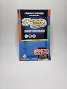 Bhang Dark Chocolate Bar 100mg THC Total/10mg THC Per Pc (10 pieces) - Sativa