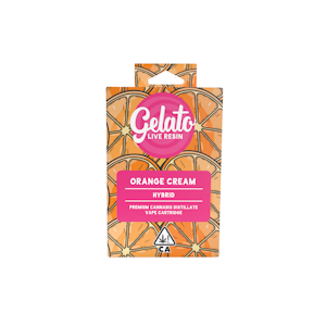 GELATO - Gelato - Live Resin - Orange Cream - Vape Cart - 1.0g