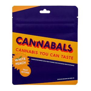 CANNABALS - Cannabals - White Peach Gummies - 100mg