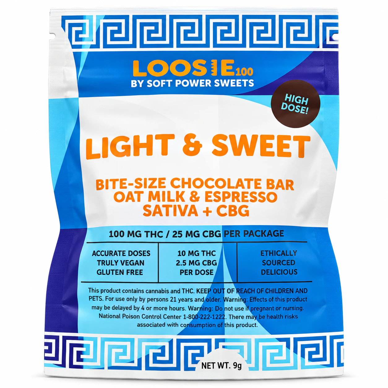 Soft Power Sweets - SPSweets | Loosie | Chocolate Bar | Light and Sweet | Main Image
