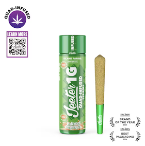 JEETER - Jeeter Island Papaya (H) Rosin Infused Preroll 1g