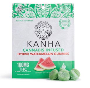 Kanha - Watermelon Gummies Hybrid 100mg