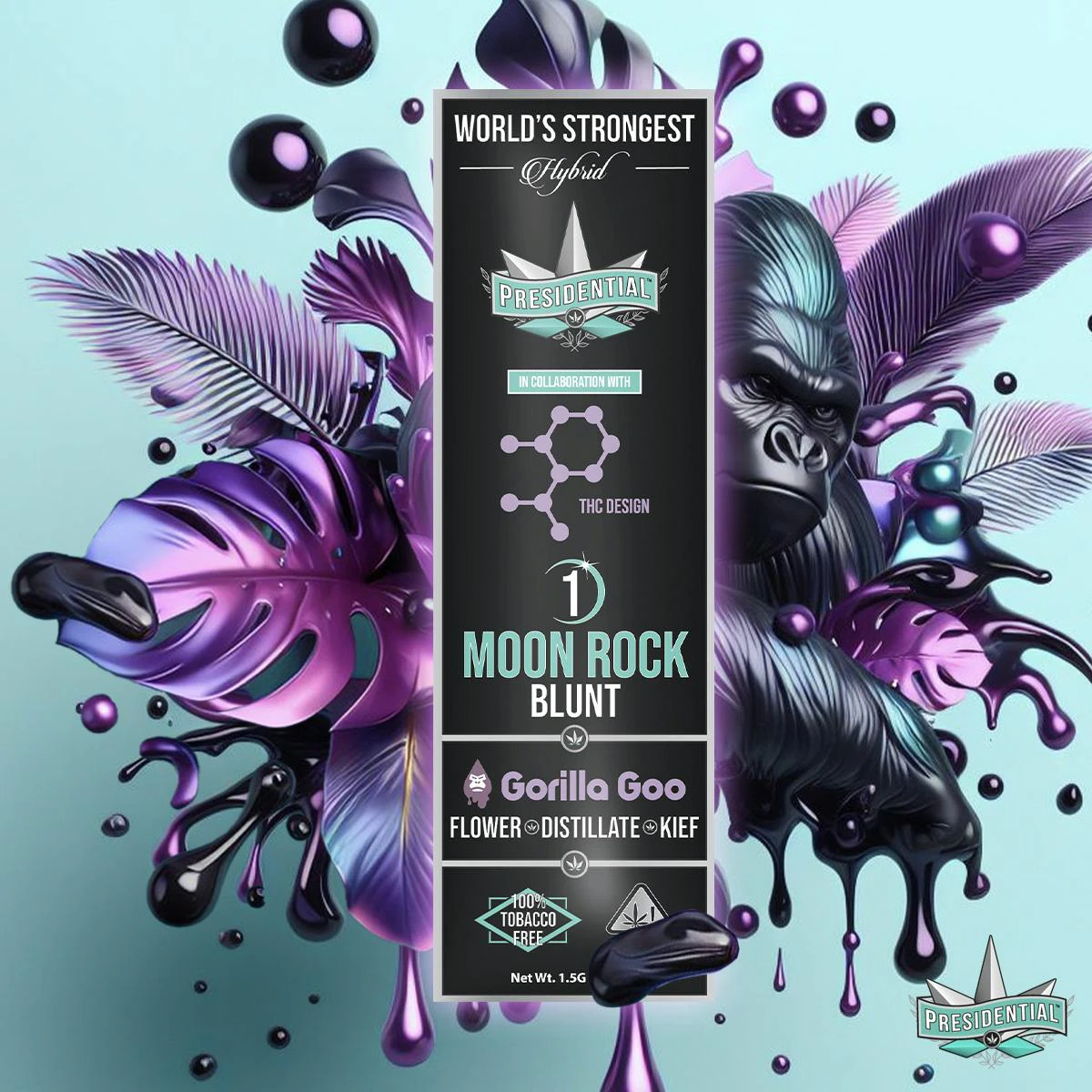 Presidential - Gorilla Goo - 1.5g Moon Rock Infused Blunt Main Image