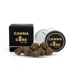 Canna Cure | 3.5g Flower Jar | Blue Zushi | Indica-Hybrid