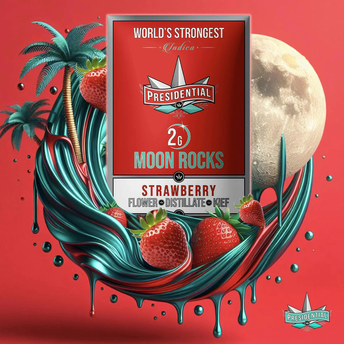 Presidential - PRESIDENTIAL | STRAWBERRY MOON ROCKS - INFUSED | FLOWER | 2G Main Image