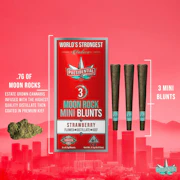 Presidential Mini Infused 3pk Blunts 2.1g Strawberry