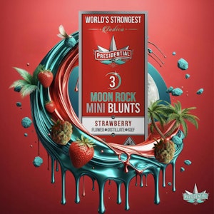 Presidential - Presidential - Infused Blunt - Strawberry Mini Moon Rock - 2.1g