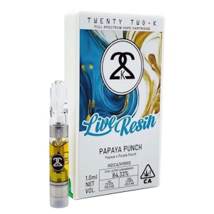 22k - 22K - Papaya Punch - Cartridge - 1G