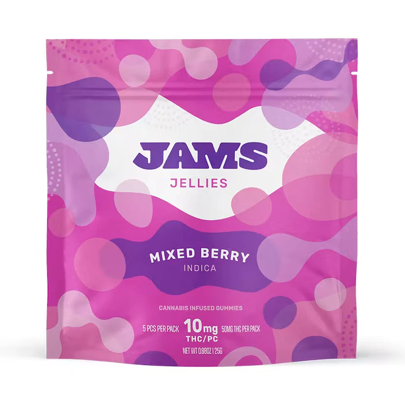 JAMS - JAMS | 5pk High-Dose Jellies | Mixed Berry | 50mg Main Image