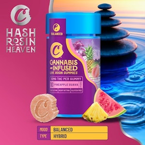 Cookies - Cookies - Live Rosin Gummies - Pineapple Guava (Hawaiian Rain) - 10pk