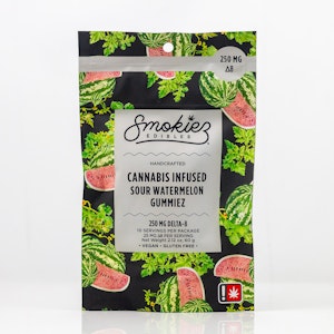Smokiez Edibles - 250mg Delta-8 (D8) Sour Watermelon Gummies (25mg - 10 pack) - Smokiez