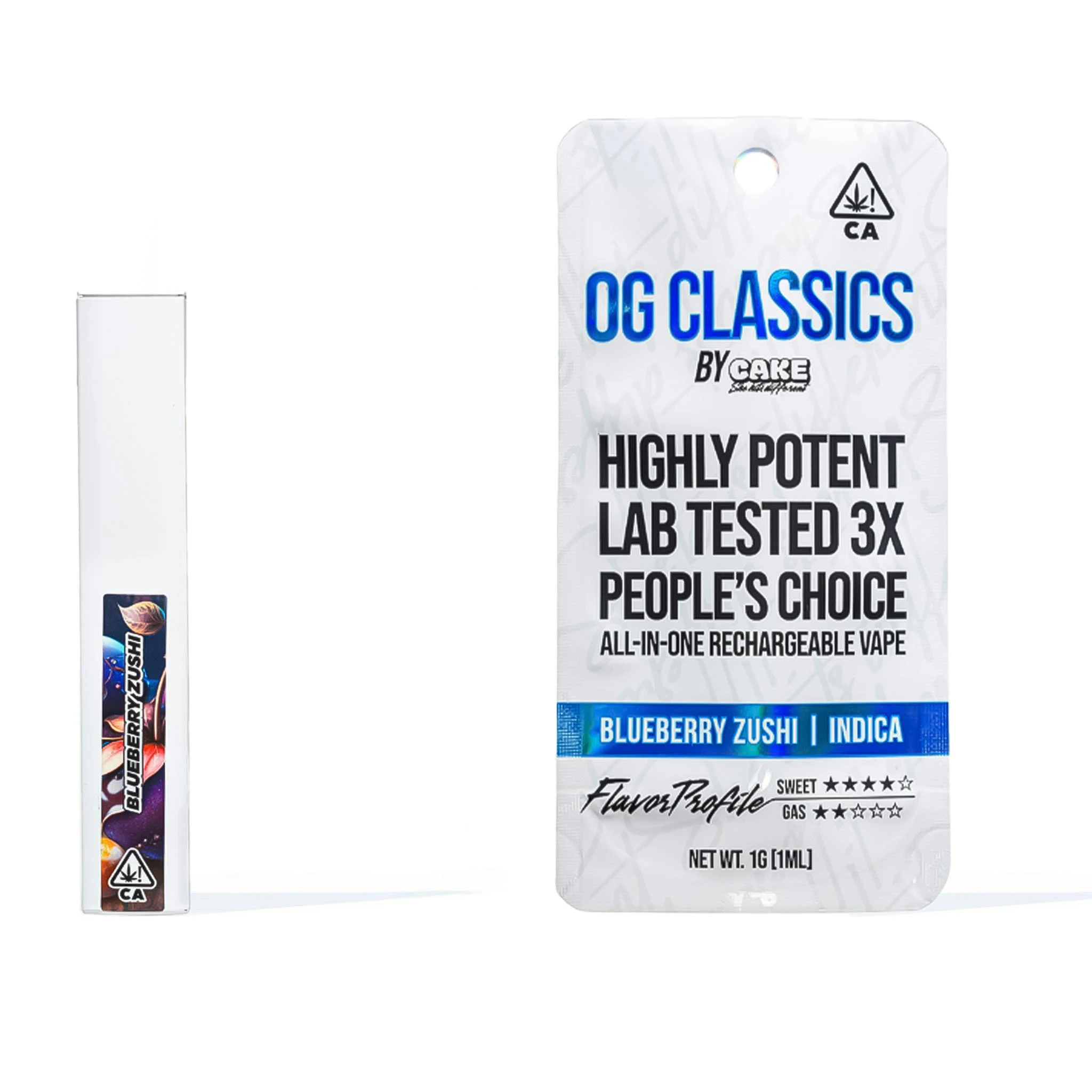 CAKE she hits different - CAKE - Disposable - Blueberry Zushi - 1G Main Image