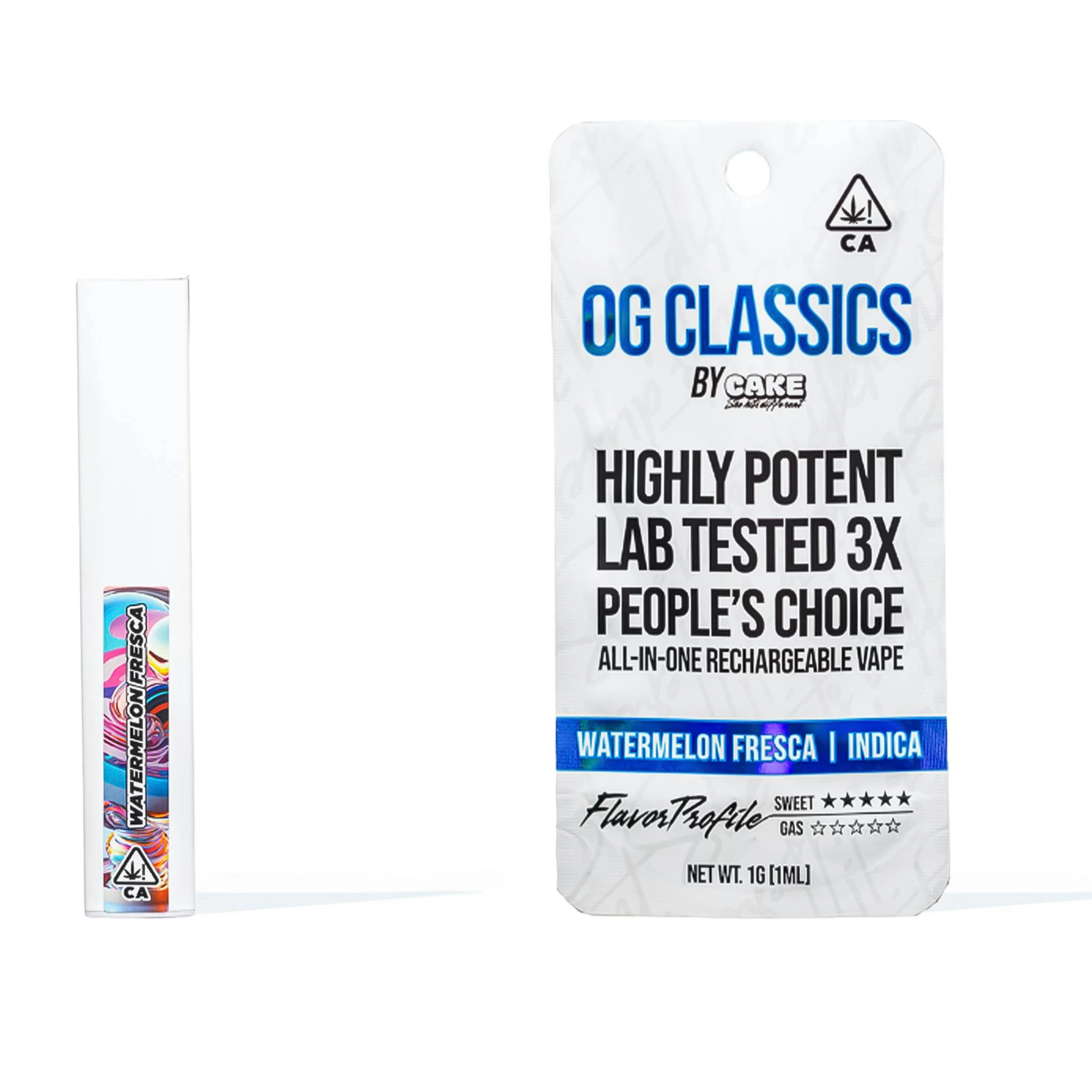 CAKE she hits different - CAKE - Disposable - Watermelon Fresca - 1g Main Image