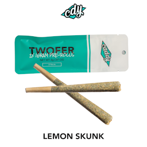 Lemon Skunk - Caddy - Twofer 1g preroll