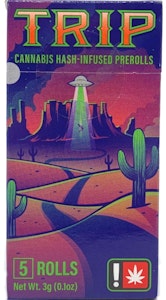 TRIP - TRIP - Slurty Wife, 5 x 0.5g Hash-Infused Preroll Pack