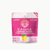 10pk - Pink Lemonade - 1:1 (CBD:THC) - 100mg (H) - Kanha