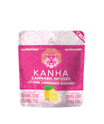 KANHA | 1:1 CBD:THC | Pink Lemonade | 100mg CBD/100mg THC | 10-pack