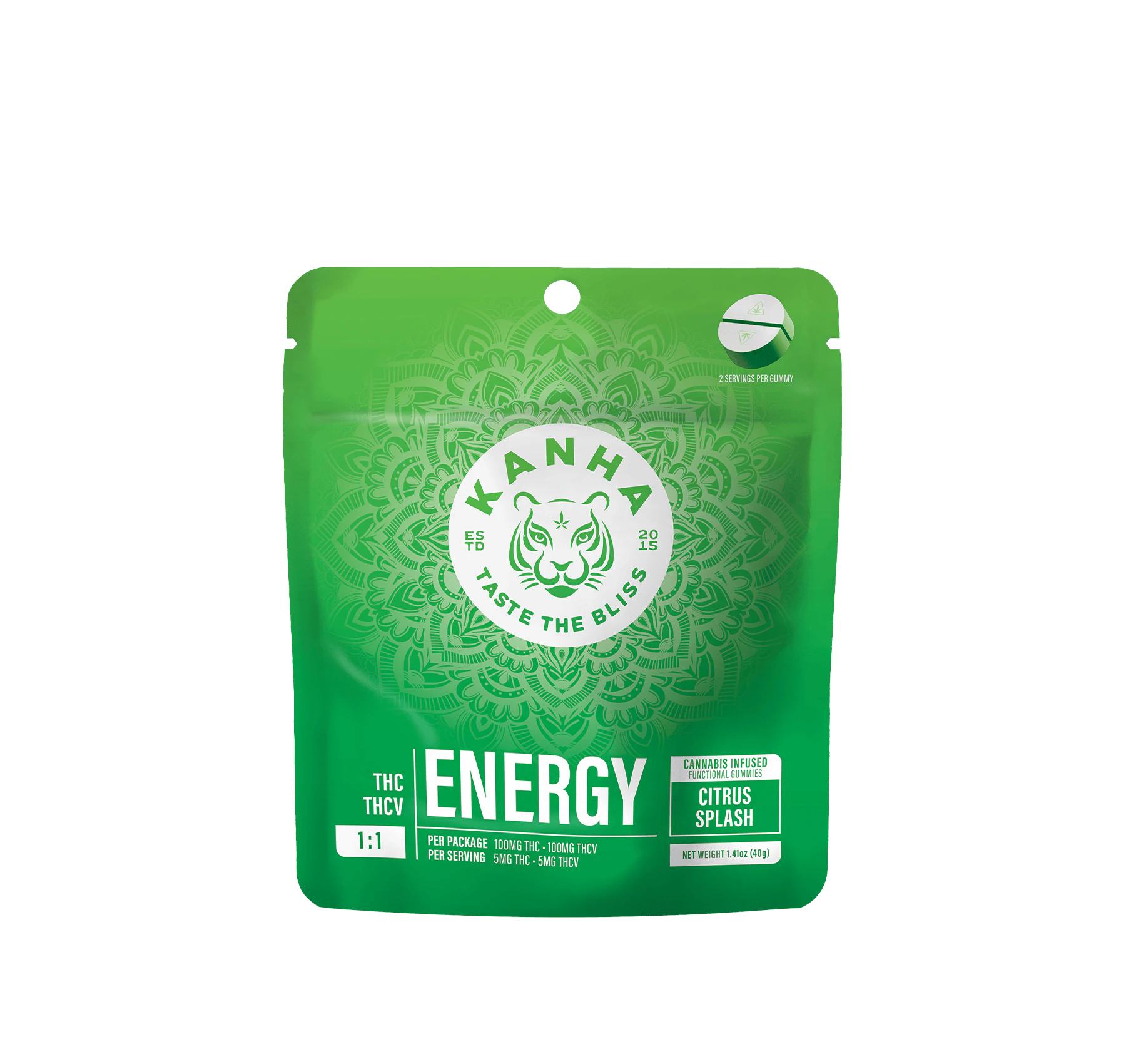 KANHA - Citrus Splash ENERGY 1:1 | 100mg FX NANO | Kanha Main Image