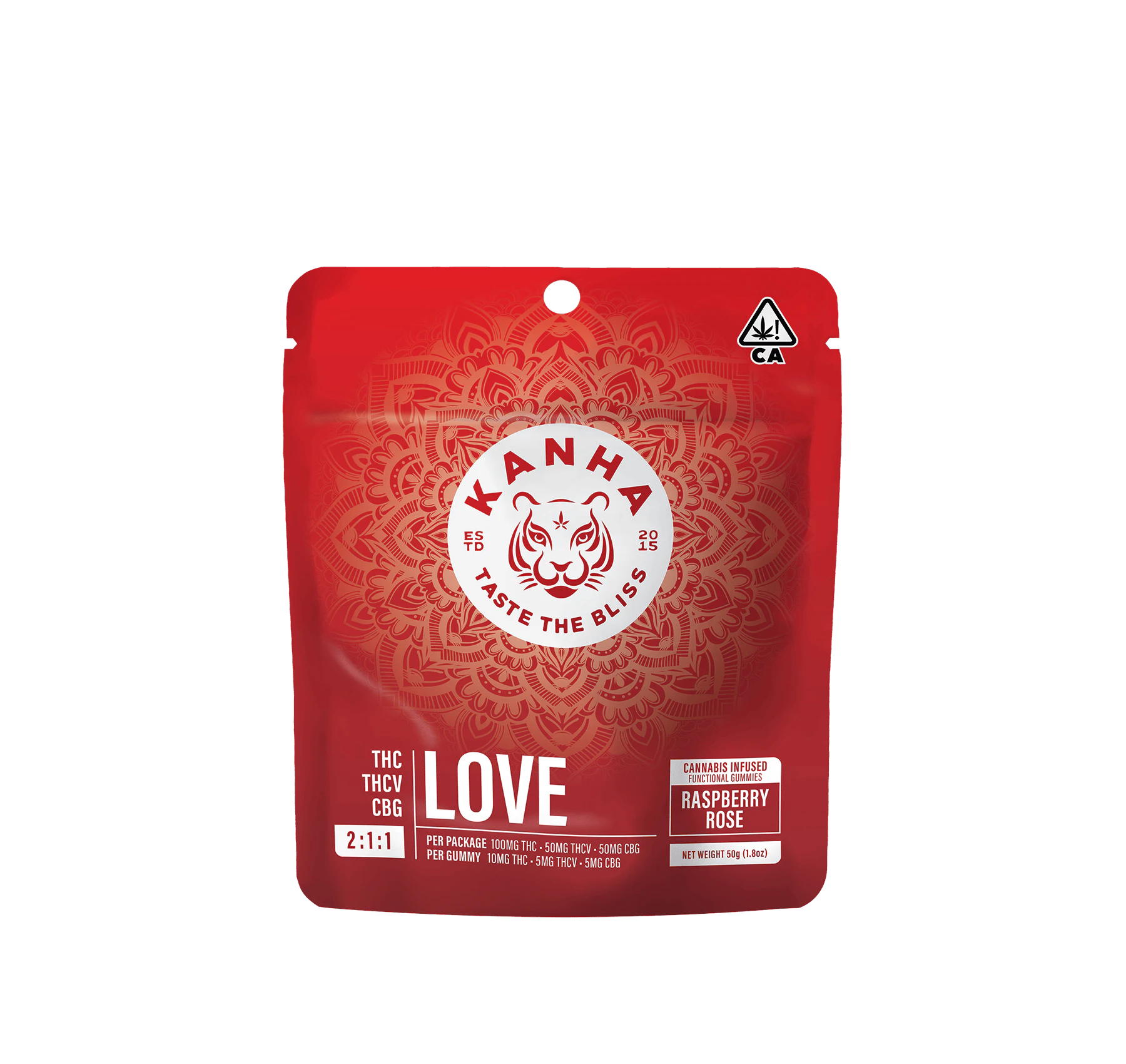 KANHA - Raspberry Rose LOVE 2:1:1 | 100mg FX NANO | Kanha Main Image