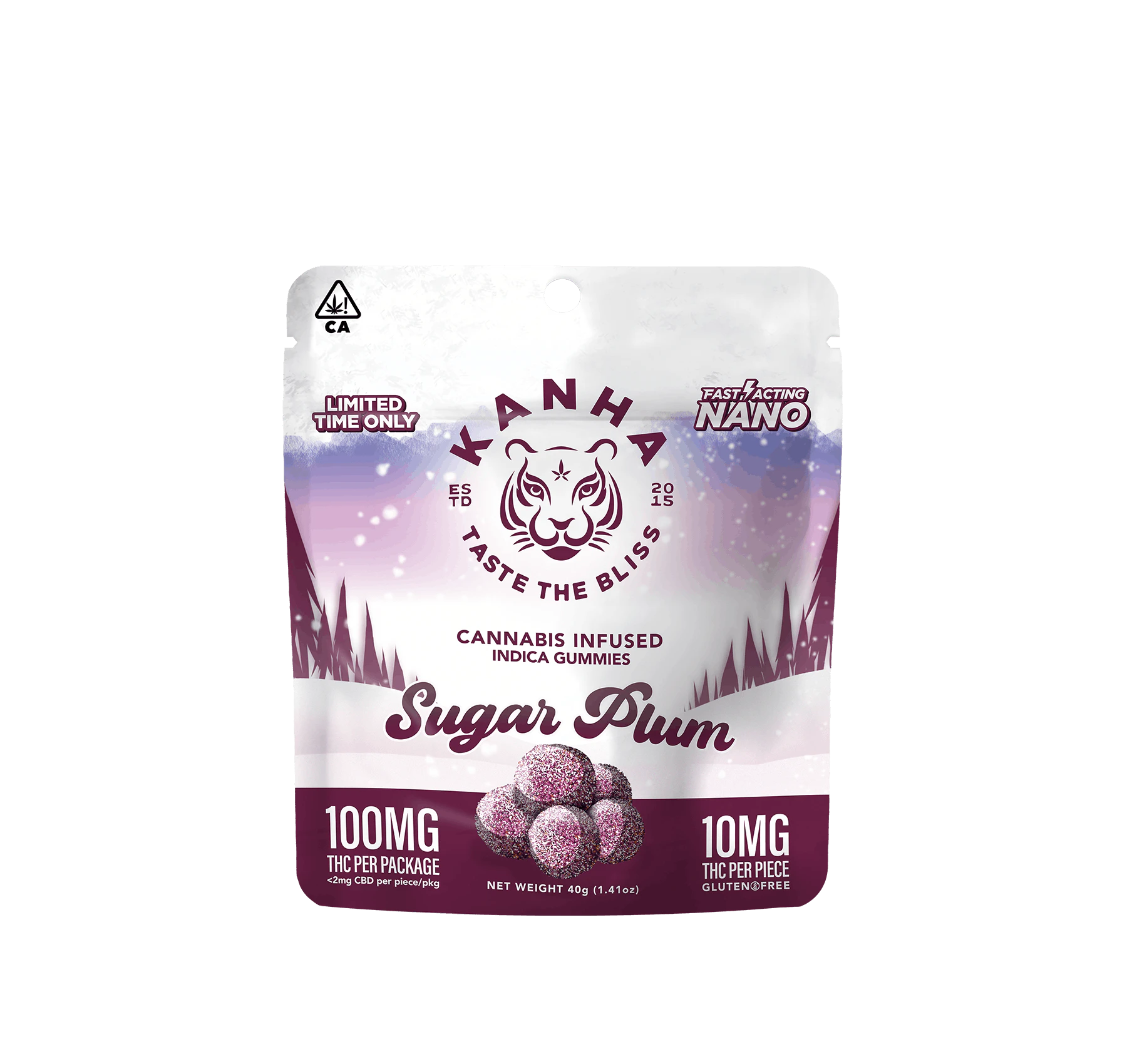 KANHA - KANHA - NANO - Indica Sugar Plum 100mg Main Image